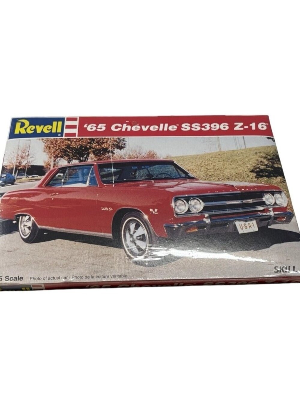 Vintage Revell '65 Chevelle SS396 Z-16 1:25 Scale Model Kit Skill Level 2 Sealed